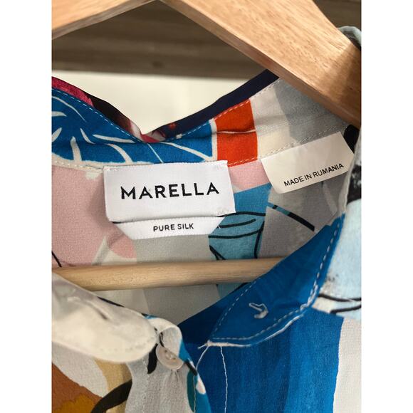 Marella Paul Graphic-print Shirt in Silk 10 - Picture 5 of 9